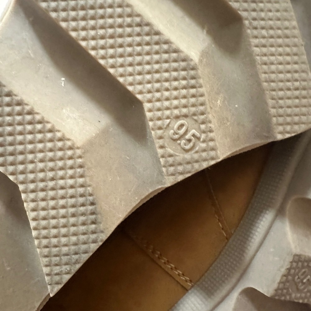 Athlefit | Women's Hidden Wedge Ankle Boots Tan Chelsea Lug Sole Boot Shoe, 9.5 - Picture 7 of 8
